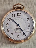 10kt Gold Filled Waltham Pocket Watch