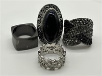 Collection of Fashion Costume Rings