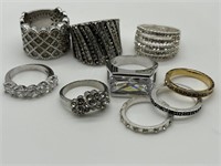 Collection of Fashion Costume Rings