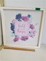 Hold On To Hope Wall Art