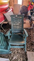 Folding patio chairs