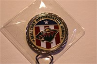Minnesota Wild Military Appreciation Night Coin