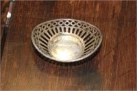 A Small Sterling Reticulated Bowl