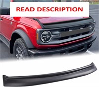 $89  2021-24 Ford Bronco 4&2D Hood Deflector  Blac