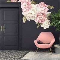 $59  Murwall Floral Peonies Decal  Stick Sticker