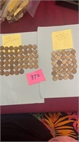 Lot of 1940’s -1950’s Wheat Back Pennies