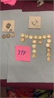 Lot of 21 Silver Dimes 1040’s & 1950’s