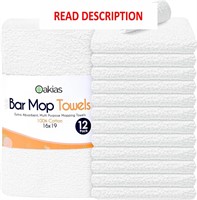 $18  Oakias Bar Mop Towels 12 Pack  16x19inch