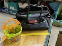 Rubbermaid Tool Bag & Halloween Bucket