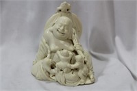 A Well Carved Resin Buddha