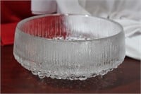 An Unusual Form Crystal Bowl