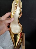 Womens Gold Shoes NIB