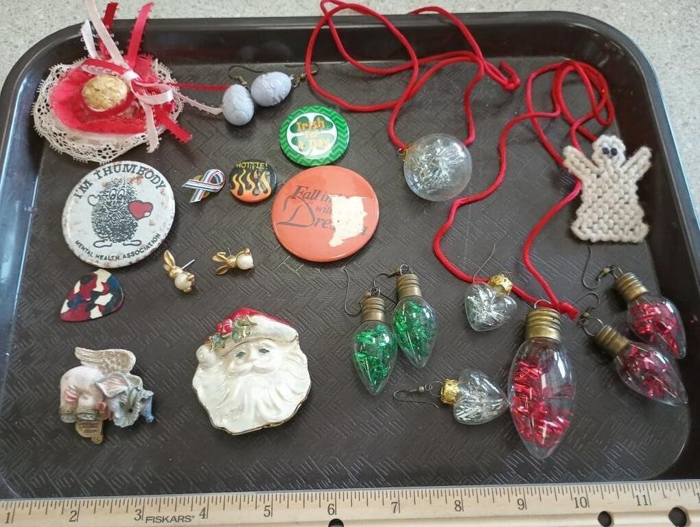 Pins,  Festive Items & More