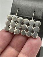 Sterling Silver MCM Atomic Style Earrings