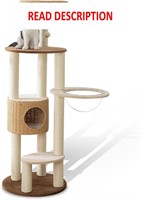 $559  Large Cat Tree Tower  3 Nests  Wood FQ-RL24