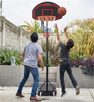 Adjustable Kids Basketball Hoop Stand + Net