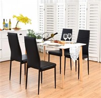 Costway Set of 4 High Back Dining Chairs