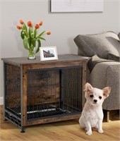 Costway Wooden Dog Crate Furniture with Tray