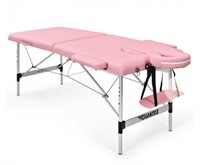 84 Inch L Portable Adjustable Massage Bed pink