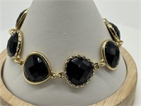Swarovski Crystal Black & Clear Fancy Bracelet