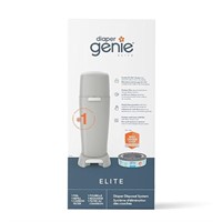 Diaper Genie Elite Diaper Pail System Grey