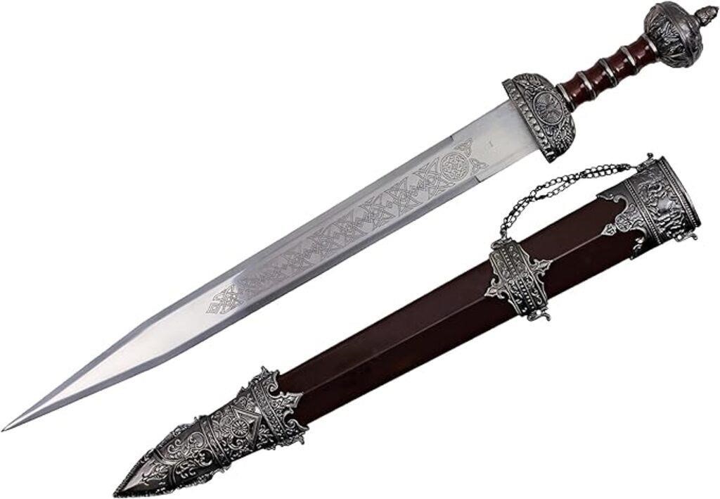 Wuu Jau L-708 Roman Gladiator Sword, 31" - Brown