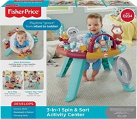 Fisher-Price 3-in-1 Spin & Sort Activity Center