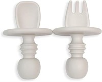 SILISTARTERS Fork & Spoon Feeding Set by Kushies