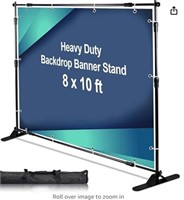 AkTop 10 x 8 ft Heavy Duty Backdrop stand