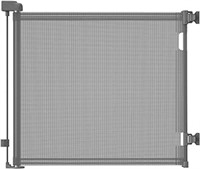 dearlomum Retractable Baby Gate - Grey,33"x55"