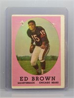 Ed Brown 1958 Topps