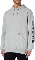 Carhartt Mens Midweight Logo Loose Fit Hoodie -Sml