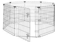 Amazon Basics Foldable Metal Pet fence 30"