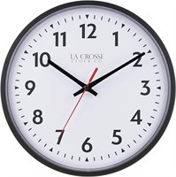 La Crosse Commercial Analog Wall Clock   14''