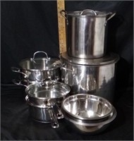 Stainless Steel Pots &