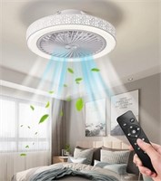 Enwinup Modern Ceiling Fan with Lights