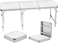Folding Table, Portable Foldable Table 6FT