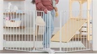 *Regalo 76 Inch Super Wide baby gate white