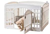 *IRIS USA 60 cm (24"H) Exercise 4-Panel pet pen