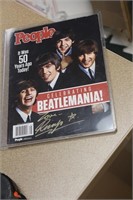 Rare Signed Ringo Starr People Magazine