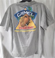 L Joe Camel 75th Birthday T-Shirt Single Stitch