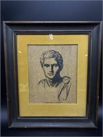 Vintage Framed Pompeius The Great Wall Art