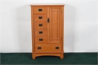 Arts & Crafts Mission Style Jewelry Cabinet