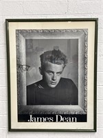 Vintage James Dean original actor poster  framed