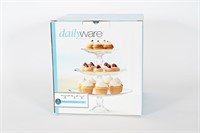 Daily Ware 3 Tier Footed Platter NIB
