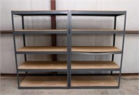 Heavy Duty Adjustable Metal Shelving Units - 2