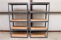 Heavy Duty Adjustable Metal Shelving Units - 2