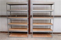 Heavy Duty Adjustable Metal Shelving Units - 2