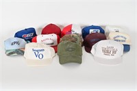 Vintage Hats/Caps - Chevrolet, Seagrams, Asst.