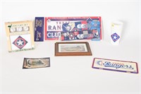 Texas Rangers Memorabilia - Framed 1st Game